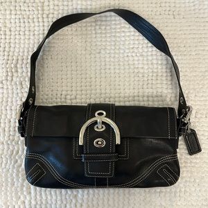 Coach Black Leather Purse